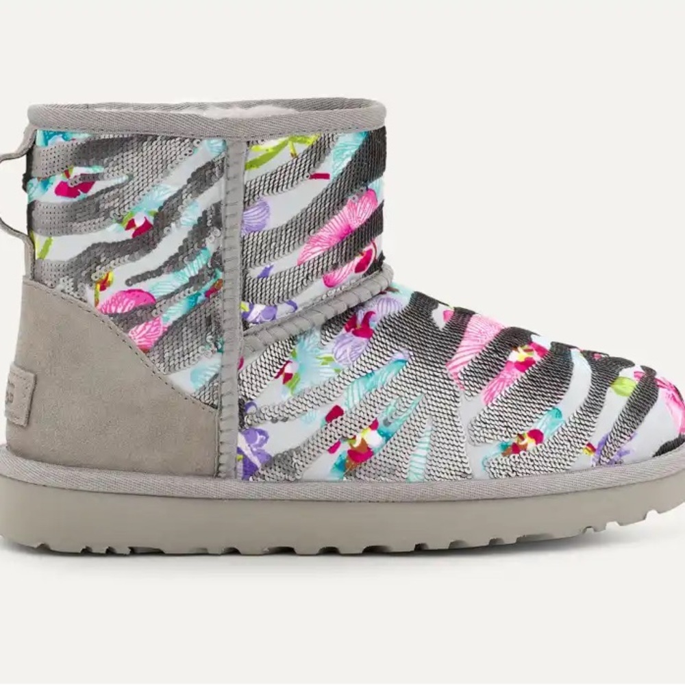 Ugg. Classic Mini Tiger Flower. New. No box.